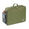 Captain Stag UF-40 Outdoor Storage Case for Portable Gas Stove with Pocket, Olive, Monte