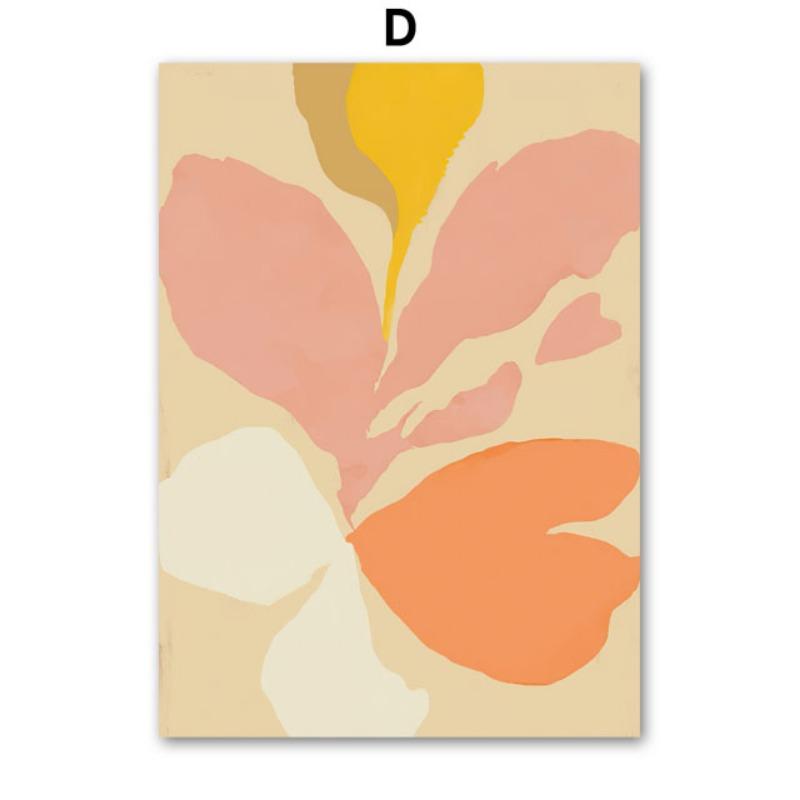 

Abstract Figure Line Girl Rainbow Leaves Vintage Posters Prints Kraft Club Bar Wall Art Canvas Painting Bedroom Study Room Decor 21cm×30cm NoFrame