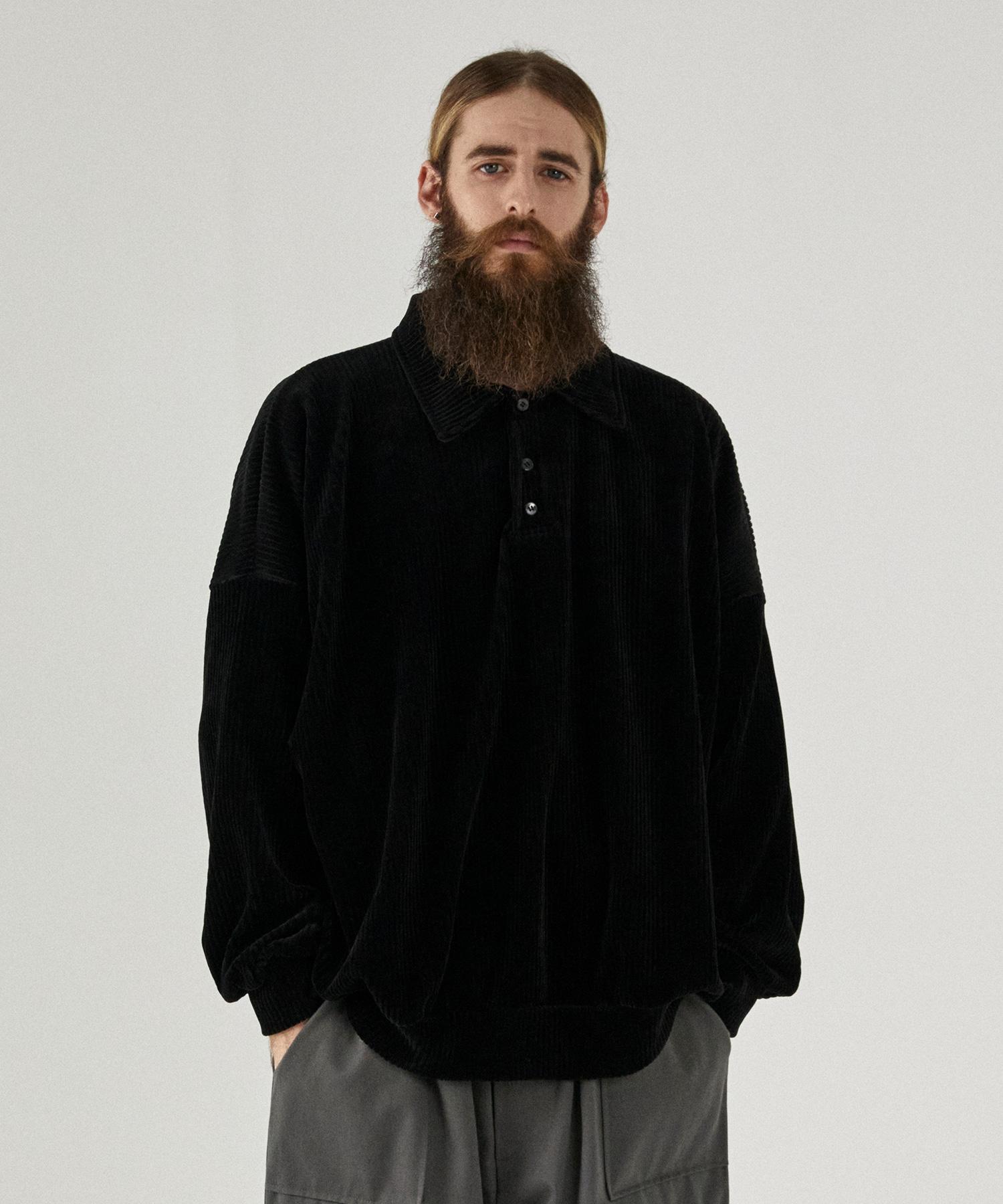 Cb Corduroy Pk Long Sleeve T-Shirt (Black) Free