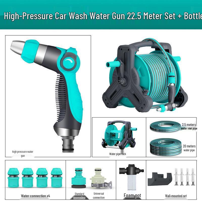 High-Pressure Car Wash and Garden Hose Nozzle Set