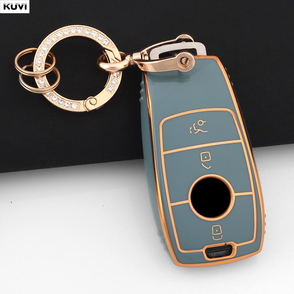 Fashion TPU Car Key Case Cover for Mercedes Benz E C S GLC Class E200 E400 E63 W213 S550 S560 C260 A200 Key Shell Protector