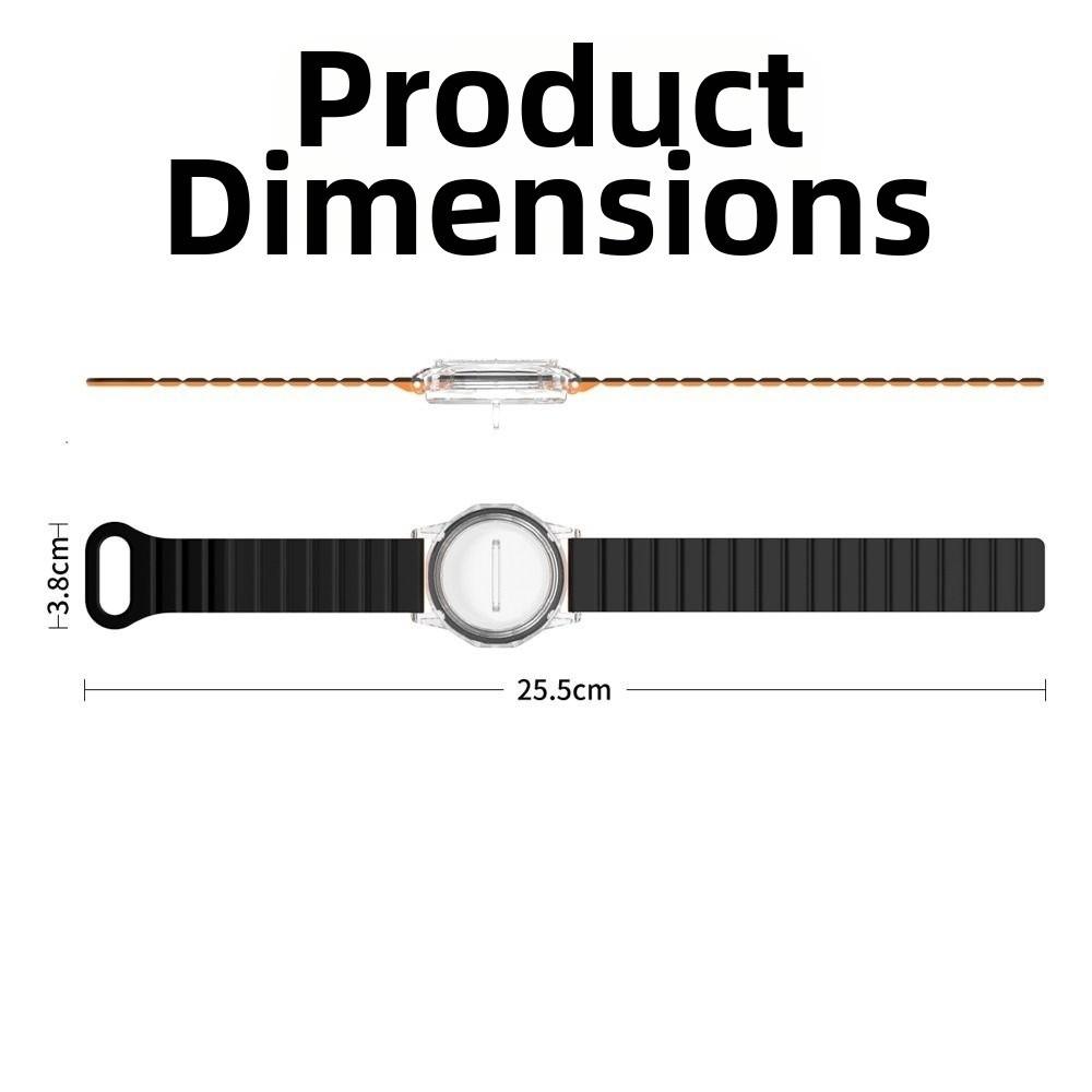 Waterproof Tracker Holder Bracelet Magnetic Wristband Silicone Strap for AirTag Tracker Accessories