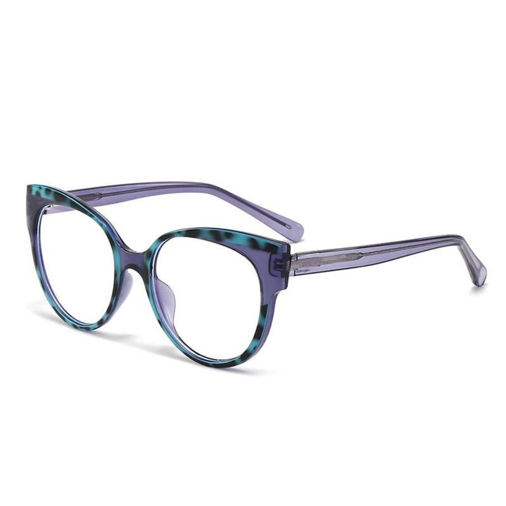 

Очки 2025 года с защитой от синего света для женщин, модные ретро очки с оправой цвета пластины, плоские зеркальные линзы, можно оснастить диоптриями 5715 фиолетовый