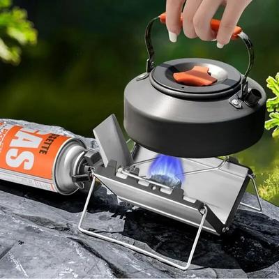 Folding Cassette Stove Portable Outdoor Camping Gas Stove Lightweight Picnic Travel Cooker Windproof Cassette Stove