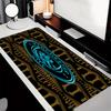 Manchester City Fußballclub Thema Premium Rutschfestes Mauspadd mit Genähten Kanten, Strapazierfähiges Gummi-Material, für Schreibtisch & Gaming Tolle Geschenke