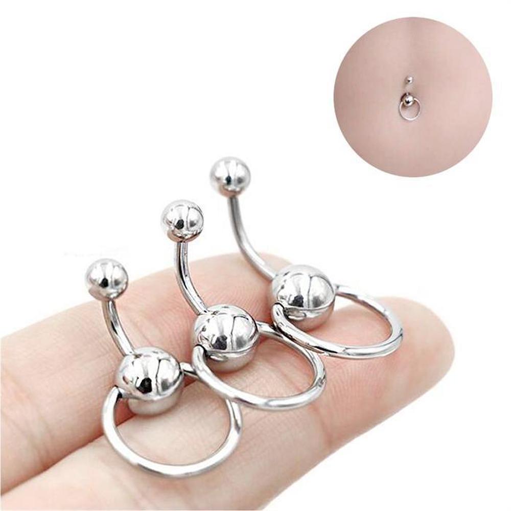 [Onm] Onm Sixmi Belly Button Piercing 6mm 8mm 10mm (S9594216)