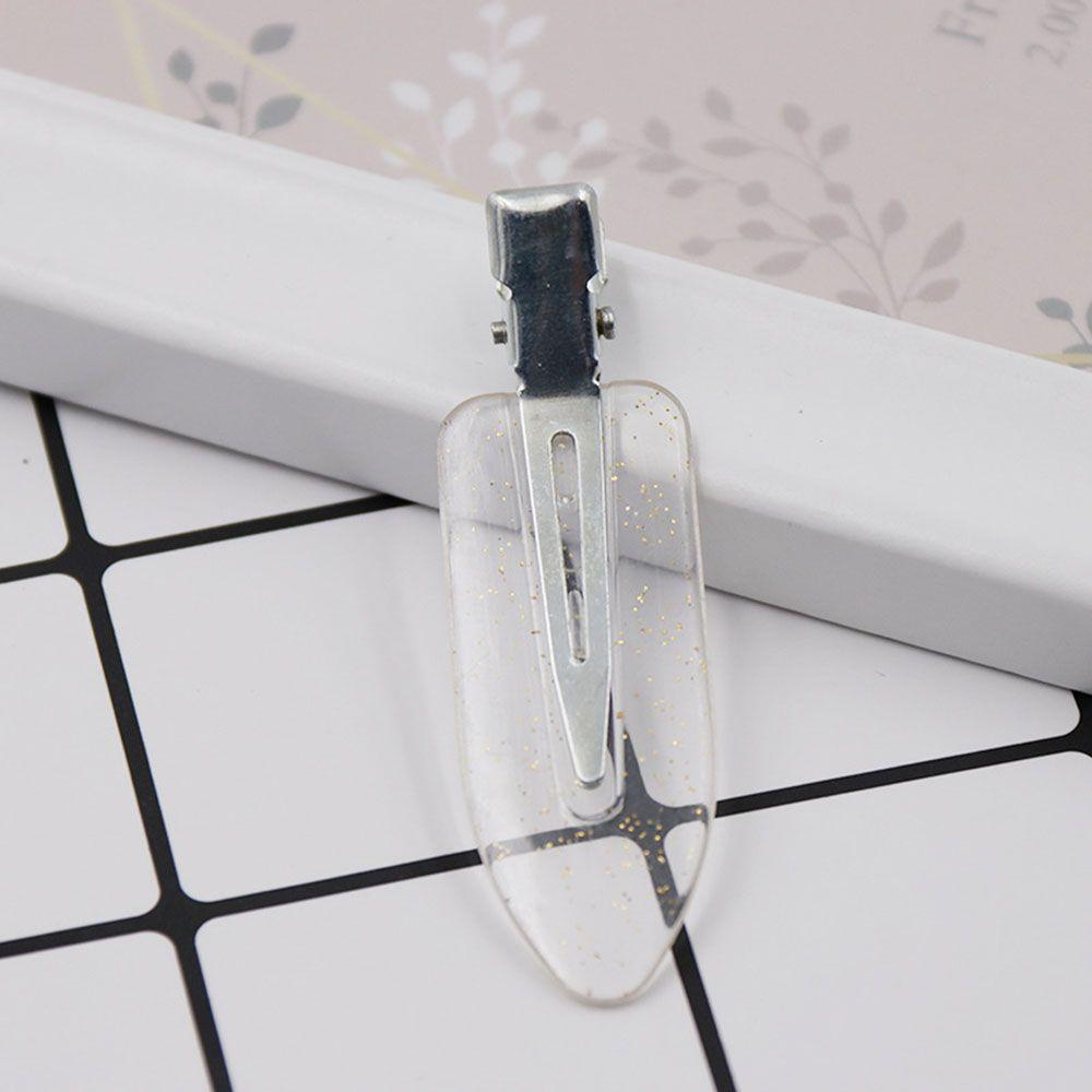 

Traceless Makeup Seamless No Bend Candy Color No Crease Hair Pin Barrettes Hair Clip білий