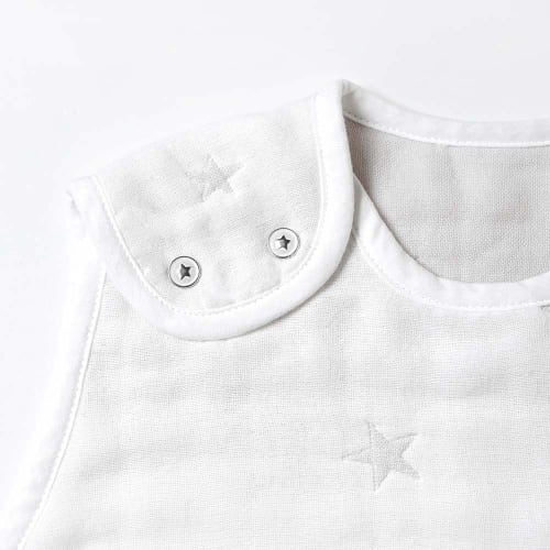 10mois  dimois  fluffy gauze  6-layer gauze  baby sleeper 100% cotton white length 58cm newborn to around 3 years old 20151055
