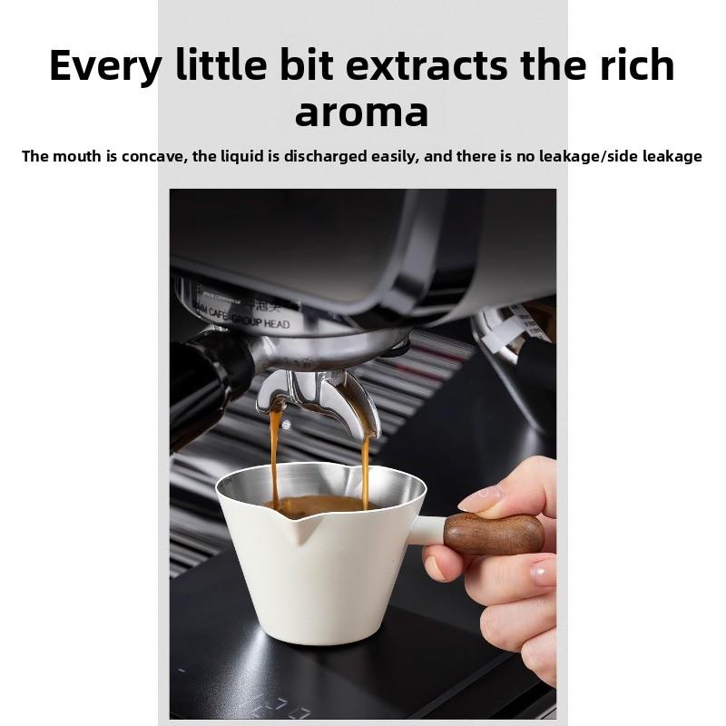 304 Stainless Steel Coffee Frother Pitcher Espresso Cup Coffee Utensil Food-grade Extraction Cup