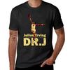 DrJ Julius Erving Old School Dunk D TShirt Custom Shirt Anime Designer Shirts Unisexs T Shirts Casual Stylish