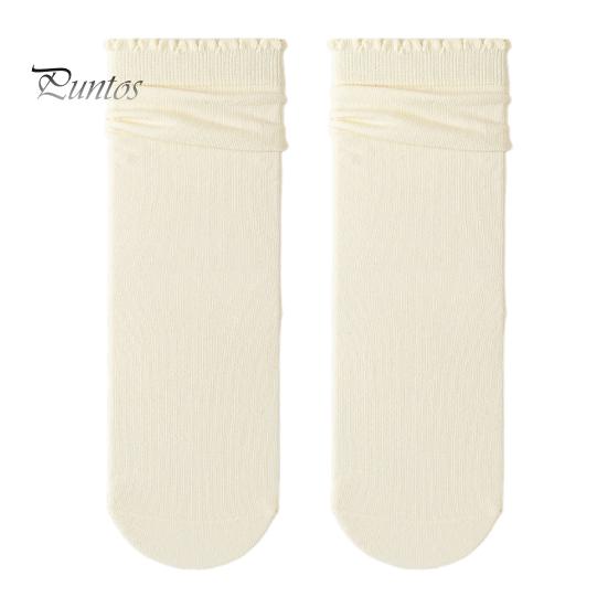 

1 пара женских зимних носков с присборенным краем, средней длины, с высокой эластичностью, противоскользящие, спортивные, с начесом, удобные, теплые, спальные чулки бежевый