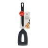 Marna Triangrip Silicone Turner (Black) with Spatula (Thin Tip for Easy Turning), Kitchen Tool, Scratch-Resistant, K537BK