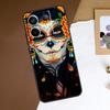 Catrina Beautiful Rose Girl Skull Case For Redmi Note 11 12 13 Pro Plus 9 10 10S 11S 12S Redmi 12 9C 10C 12C 13C Back Cover