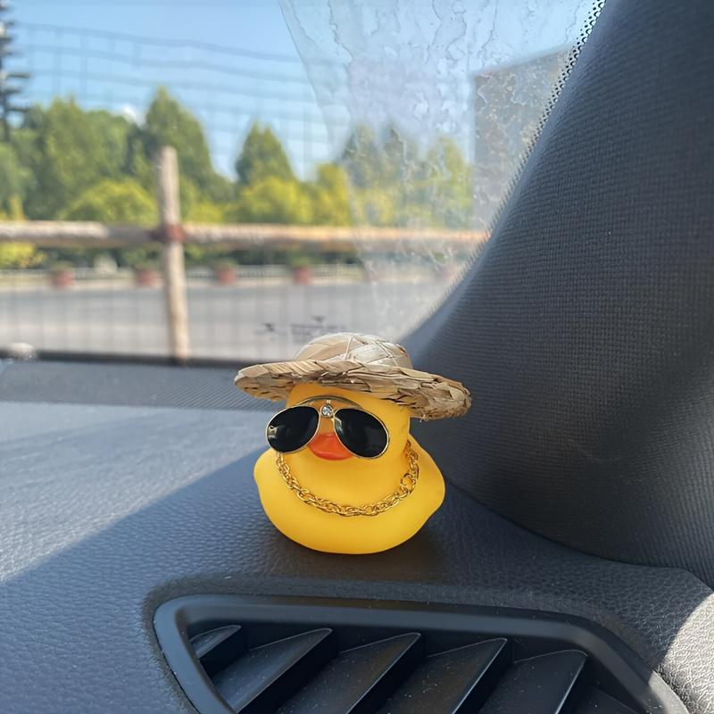 Auto Eend Rubberen Eend Auto Ornamenten Eend Auto Dashboard Decoraties als Auto Ornament Bureau Kantoor Decor