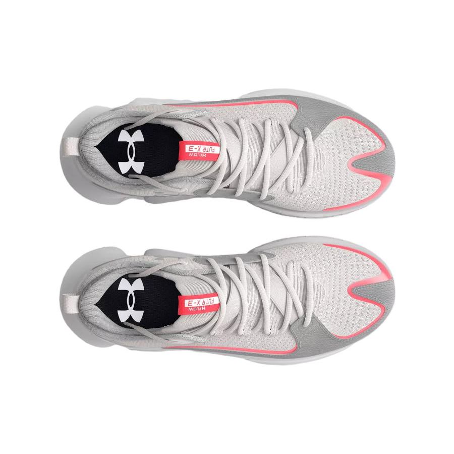 Under Armour Men's Flow FUTR X 3 Basketball Shoes Mod Grey White Clay 3026630-101