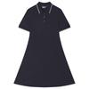 Women's Han So-hee Inspired Colorblock Knit Polo Dress