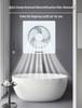 Jinling Round Wall & Glass Window Exhaust Fan, 6/8 Inch, Bathroom Ventilation Fan
