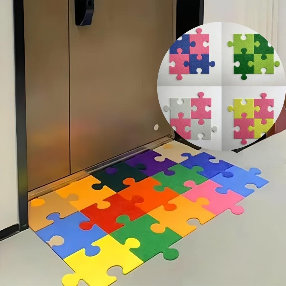 1PC Felt Bulletin Board Tiles DIY Jigsaw Wall Panels Creative Wall Decor for Playroom Bedroom Photo Background Display