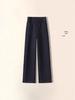 Women's High-Waist Woolen Flannel Pants: Winter Thick, Loose, Narrow-Leg to Wide-Leg Style