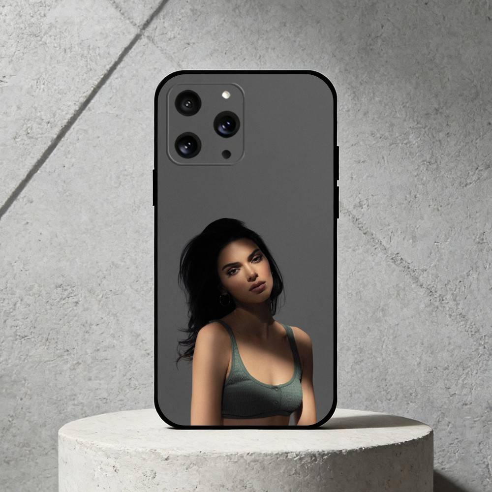 K-Kendall Jenner Phone Case Silicone Black Soft For IPhone 17,16,15,14,13,12,11,SE,Plus Pro Max