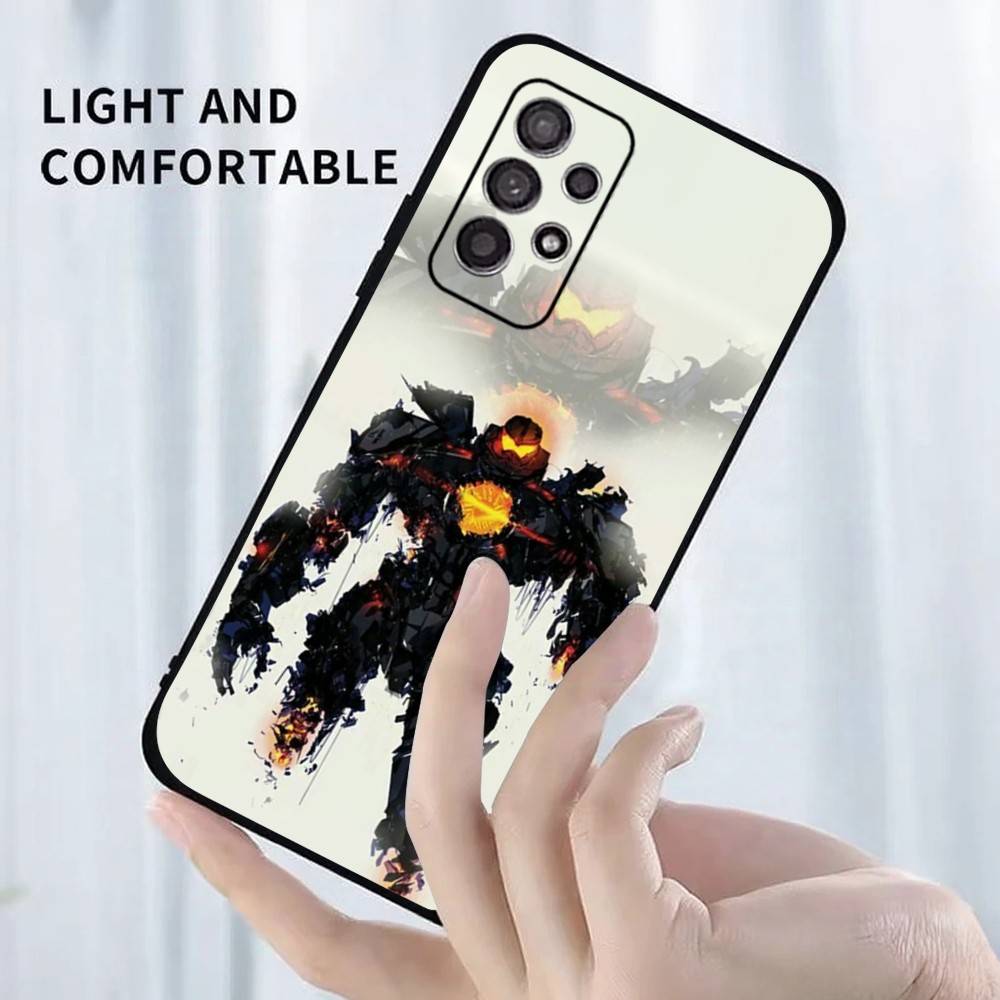 P-Pacific R-Rim Movie hunter Phone Case For Samsung S25,S24,S23,S22,S21,S20,S10,Ultra,Plus,Lite,FE,Soft Silicone Black Cover