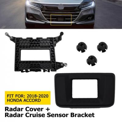 Für Honda Accord 2018- Distanzsensor Millimeterwellen-Radarabdeckung+Basis+3 Clips EXV