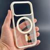 Magsafe Case For iPhone 17 Air 17 16 15 14 Pro Max Plus 13 12 Mini 11 16e  Transparent Acrylic Cover