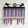 Metal Wall Mount Medal Hanger With 5 Hooks Sports Award Display Holder For Athlete Gift