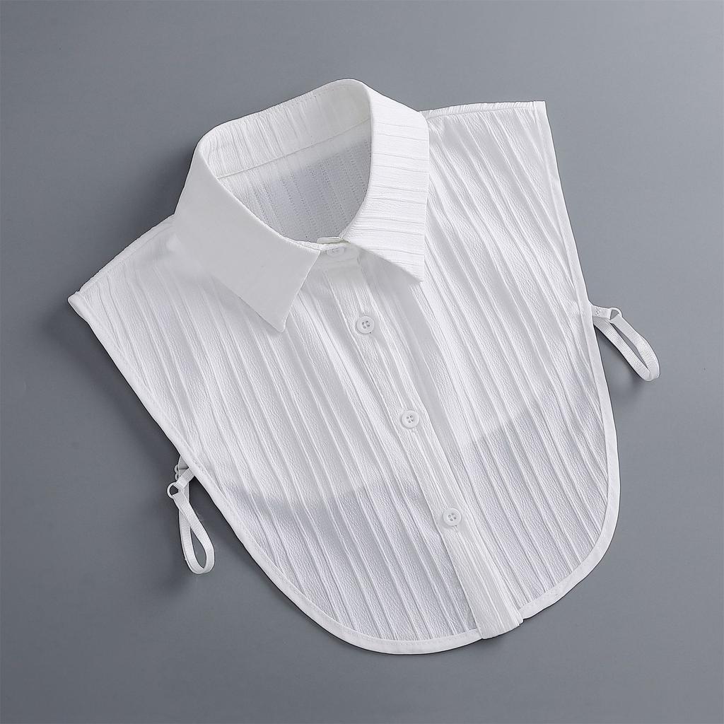 Perfect Match Girls Shirt Detachable Collar For Women Lapel Blouse Tops Fake Collar Neckwear Decorative Female Removable Lapel Flase Collar