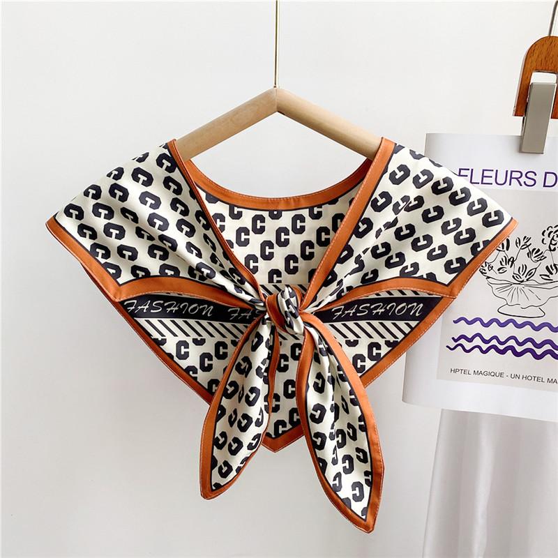 Triangle Over Shawls Scarves Shirt T-shirt Shoulder Fake CollarsVest  Scarf Sleeveless Jacket Shawls Detachable Collar for Women