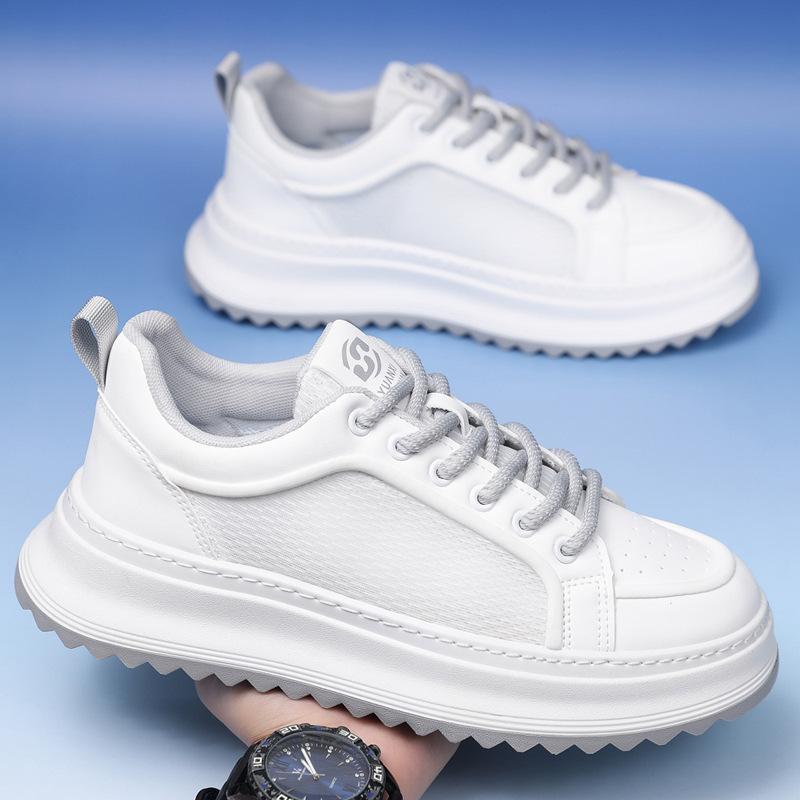 

Мужская обувь весна и лето новая модная универсальная обувь мужская повседневная спортивная обувь модные толстые подошвы увеличивающие рост папины кроссовки мужские 44