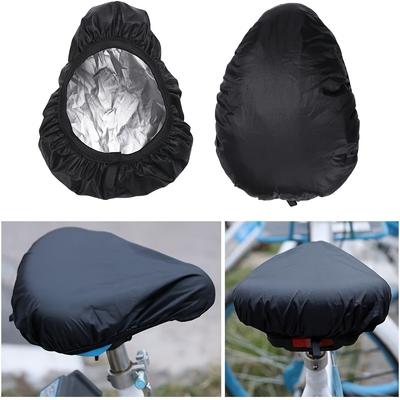 1pc Waterproof Bike Seat Cover Rain Cover For Bicycle Saddle Elastic Dust And Rain Resistant Uv Protector Outdoor Bike Accessories