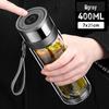 Shangqi Press-Type Quick-Open Double-Layer Insulated Glass Cup