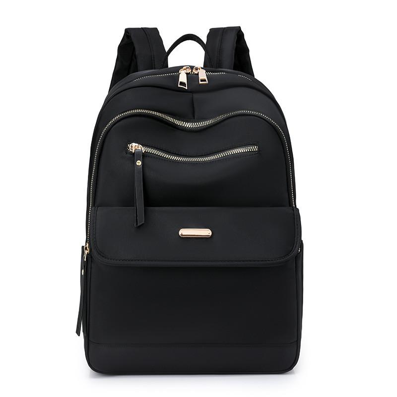 IELGY Backpack Nylon Cloth Korean Version Leisure Travel All-Match Computer Backpack