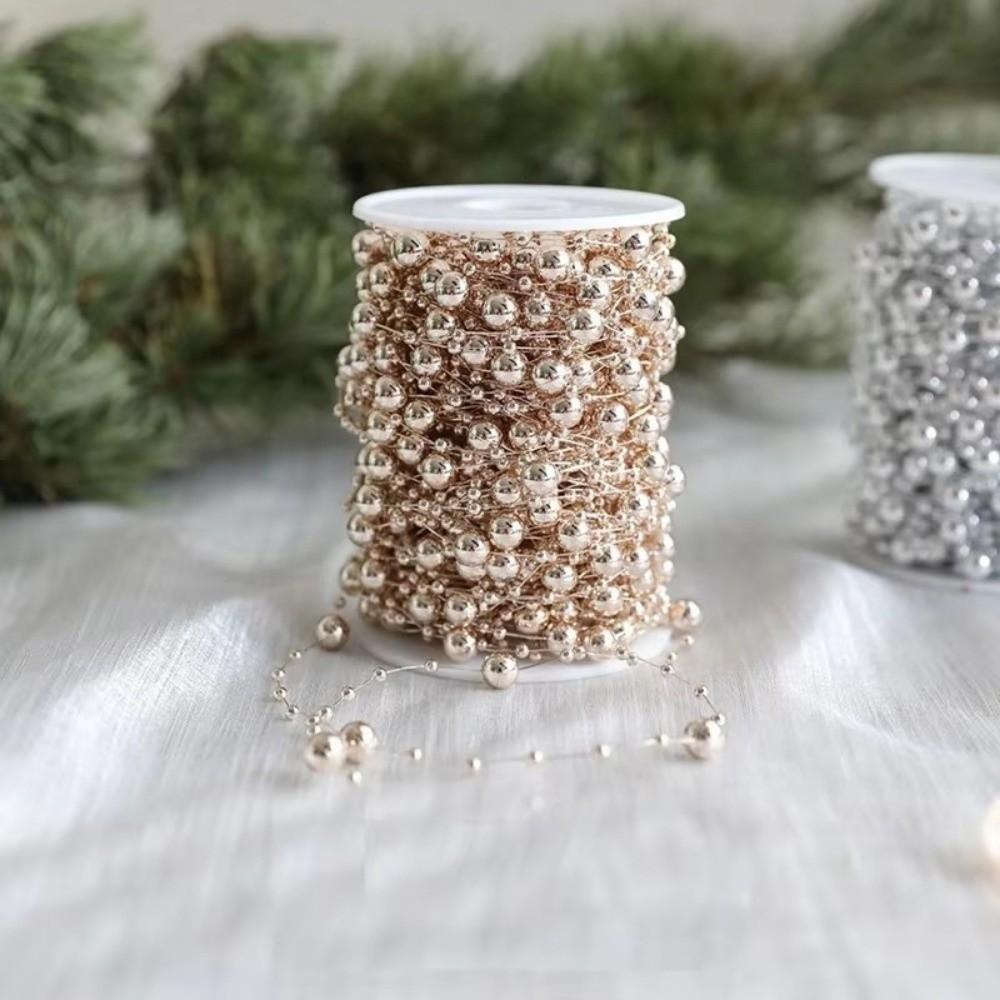 Weihnachtsdekorationen Perlenkette DIY Weihnachtsbaum Anhänger Neue Perlenkette Party Neujahr