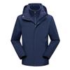 Men's Japanese Style 3-in-1 Detachable Windproof Waterproof Autumn/Winter Mountaineering Jacket.