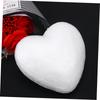 NUOLUX 10 Pieces Foam Balls for Weddings, Mini Egg Foam Balls, Rose Heart Foam Balls, Foam Eggs, White Heart Foam Balls, for Weddings