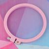 1pc Abs Plastic Embroidery Hoop Cross-stitch Embroidery Frame Candy Colored Embroidery DIY Woven Embroidery Accessories