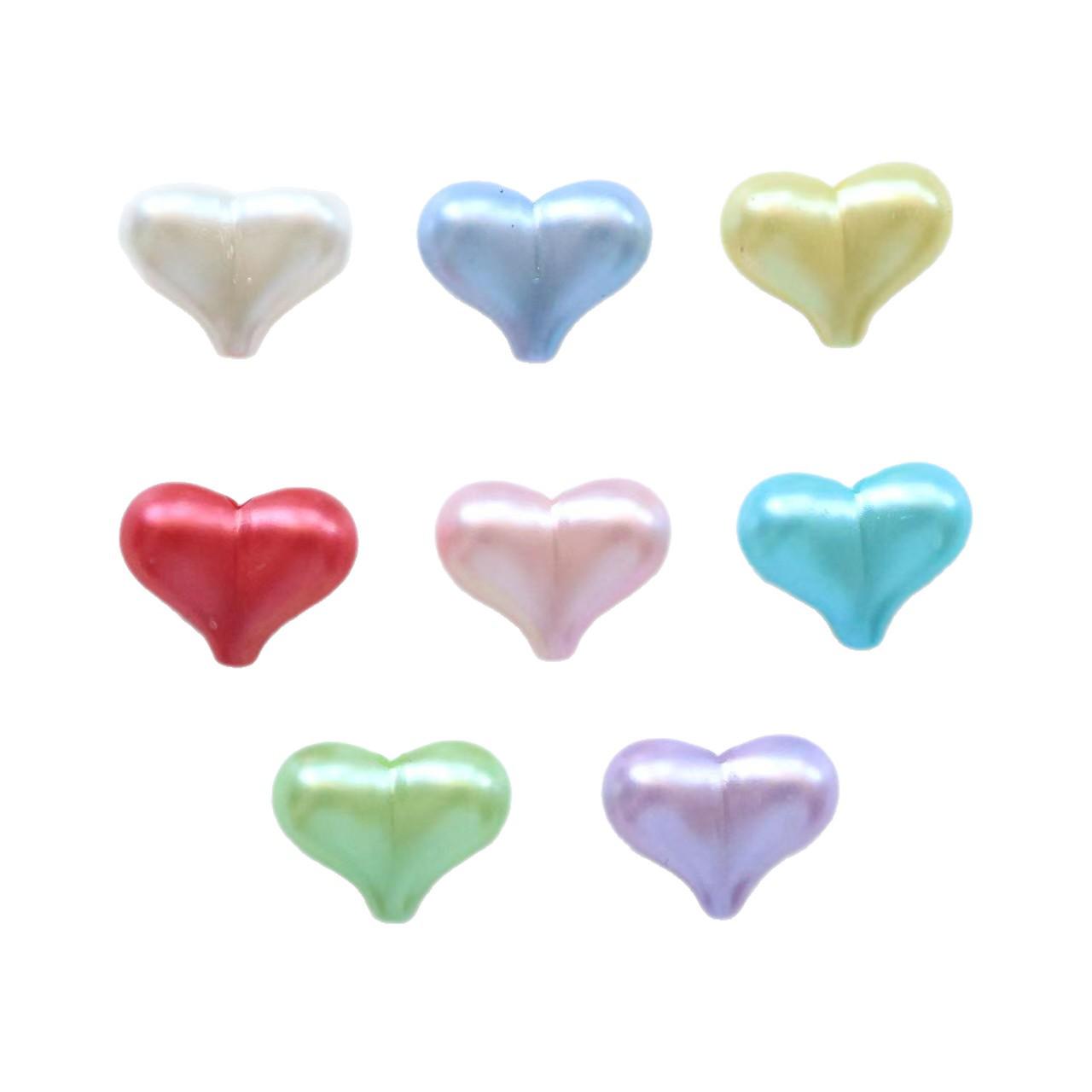 Mini Iridescent Peach Pearl Beads for DIY Bracelets & Phone Chain Accessories Pink