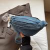 Denim Chest Bag Women's Lightweight Commuter Shoulder Bag