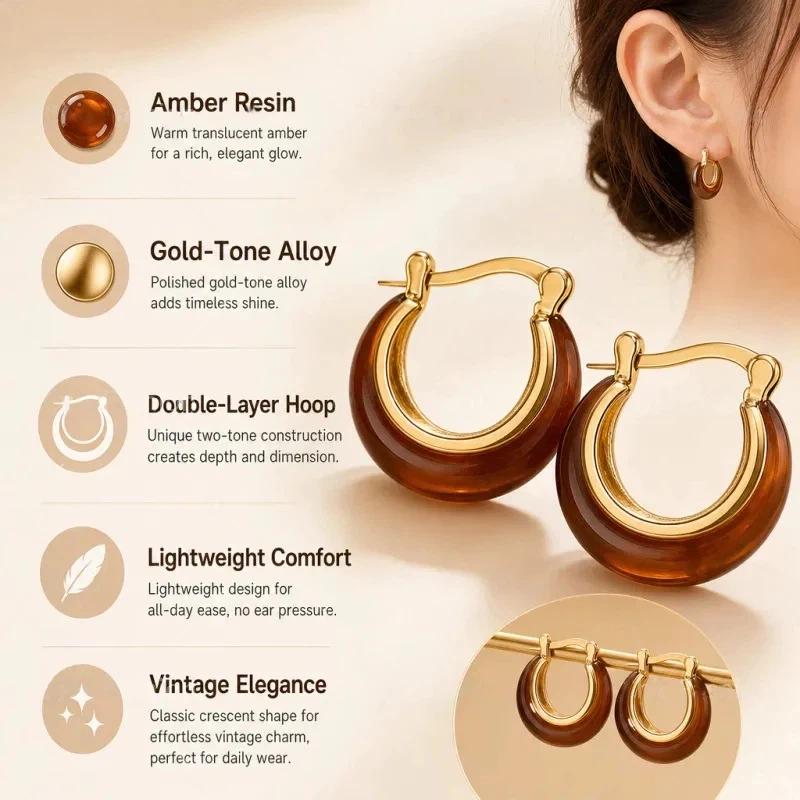 Milky White Glaze Earrings Minimalist Gold Plated French Vintage Boat Shaped Jewelry for Party Dating