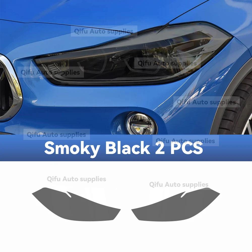 For BMW X2 F39 2018- Car Headlight Protective Film TPU Pre Cut Anti-Scratch Headlight Vinyl Film Accessories
