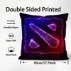 CCool DotaA 2 Game Cushion Cover Plush Fabric Soft DoubleSided Printed Sofa Warm Winter Home Child Gift Pillow Case