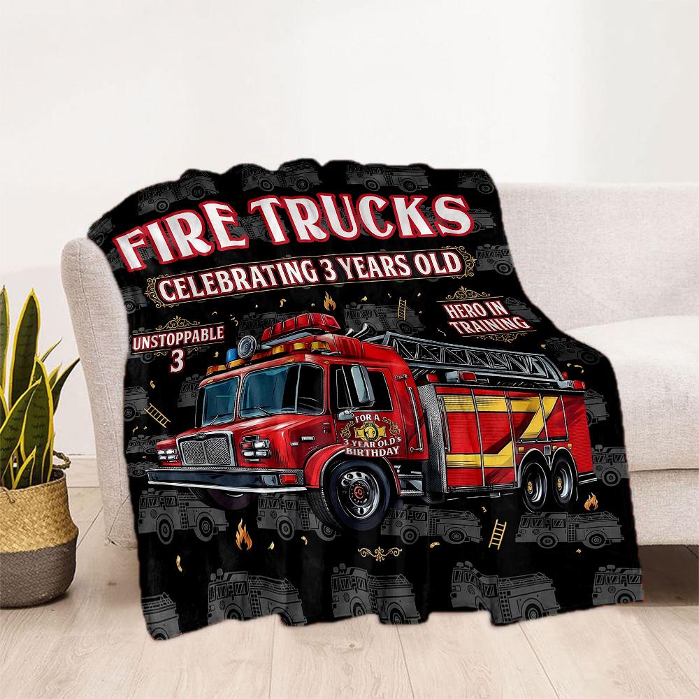 Firefighter Tribute Blankets are suitable for living rooms,making them an ideal choice for outdoor travel and gifts.