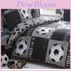 Football Printed Duvet Cover Set With Digital Printing For Teen Bedroom Decor