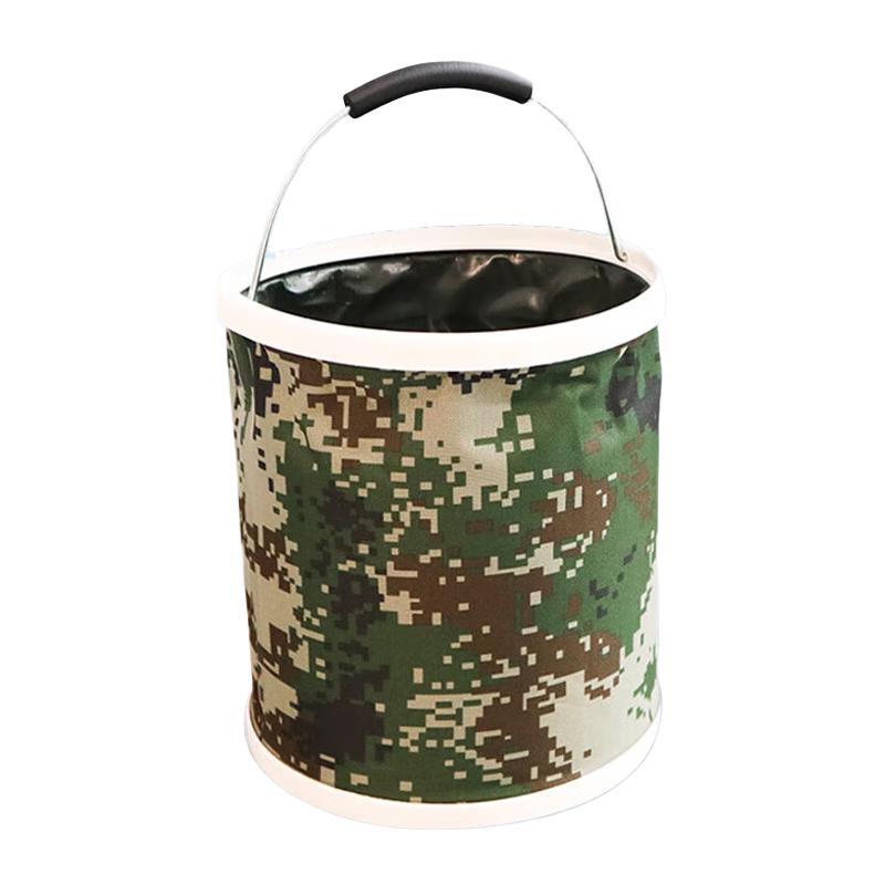Furong Outdoor Military Camouflage Folding Water Bucket