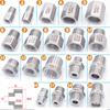 M10 M16 M18 M20 M22 Metrisch 1/4" 1/2" 3/4" BSP Innengewinde Außengewinde 304 Edelstahl Reduzierstück Rohrverschraubung Muffe Verbinder
