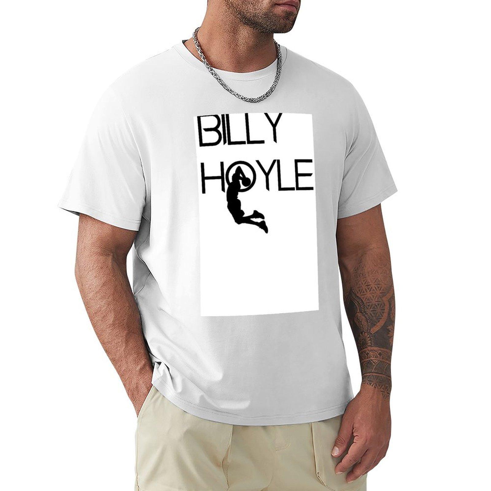 Billy Hoyle White Unisex Cant Jump Tshirt Trendy Casual Short Sleeve Shirt S