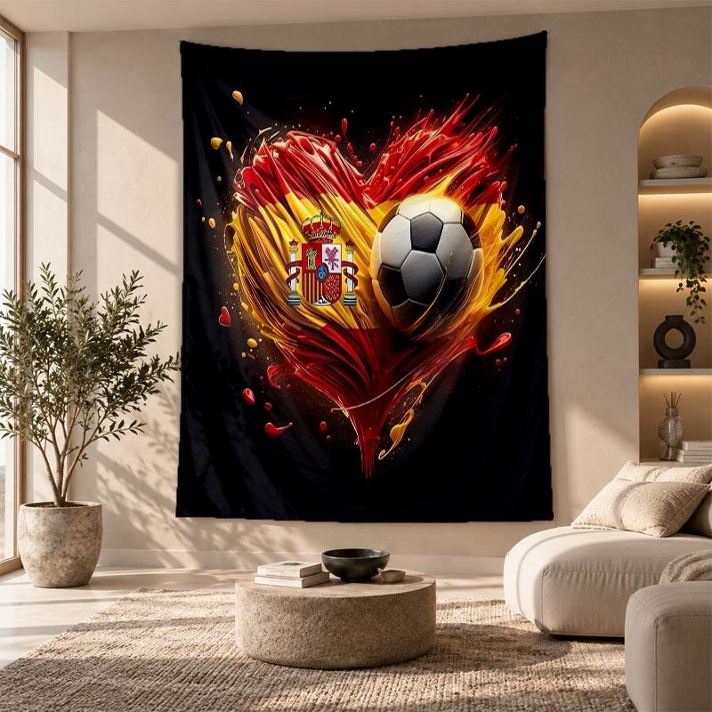 Decorative Tapestry,Spain Printed Wall Art, Lightweight Wall Hanging For Bedroom Background