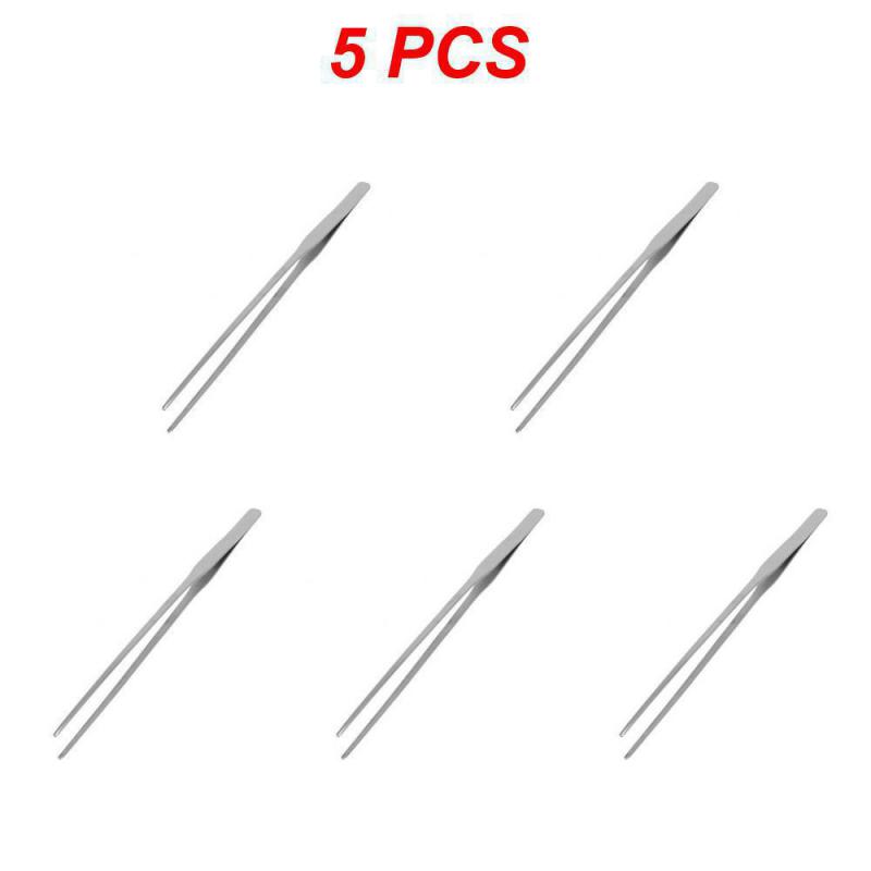 1~10PCS 27CM Fish Tank Coral Feeder Water Grass Clip Stainless Steel Long Tongs Tweezers Aquarium Live Tank Feeding Tong For